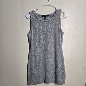 White House Black Market Gray Mini Tank Dress